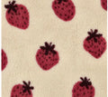 Teddystoff Erdbeeren