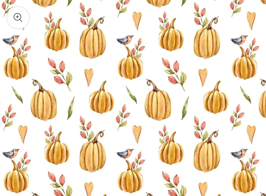 Pumphose Baby & Kind mit Kürbis Herbstmotiv – gemütliche Jerseyhose mit Bündchen – Handmade Kinderhose