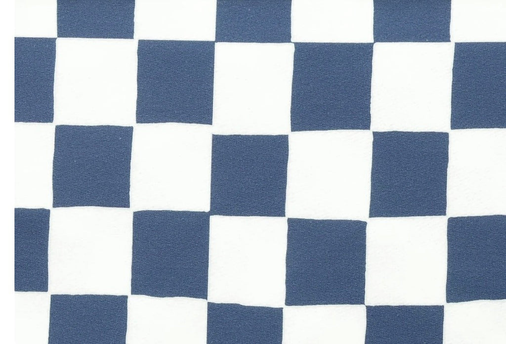 Oversize Sweatshirt für Babys und Kinder in blau – Karo aus Bio-Baumwolle