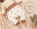 Pumphose Croissant – Handmade Babyhose aus Jersey | Bequeme Mitwachshose