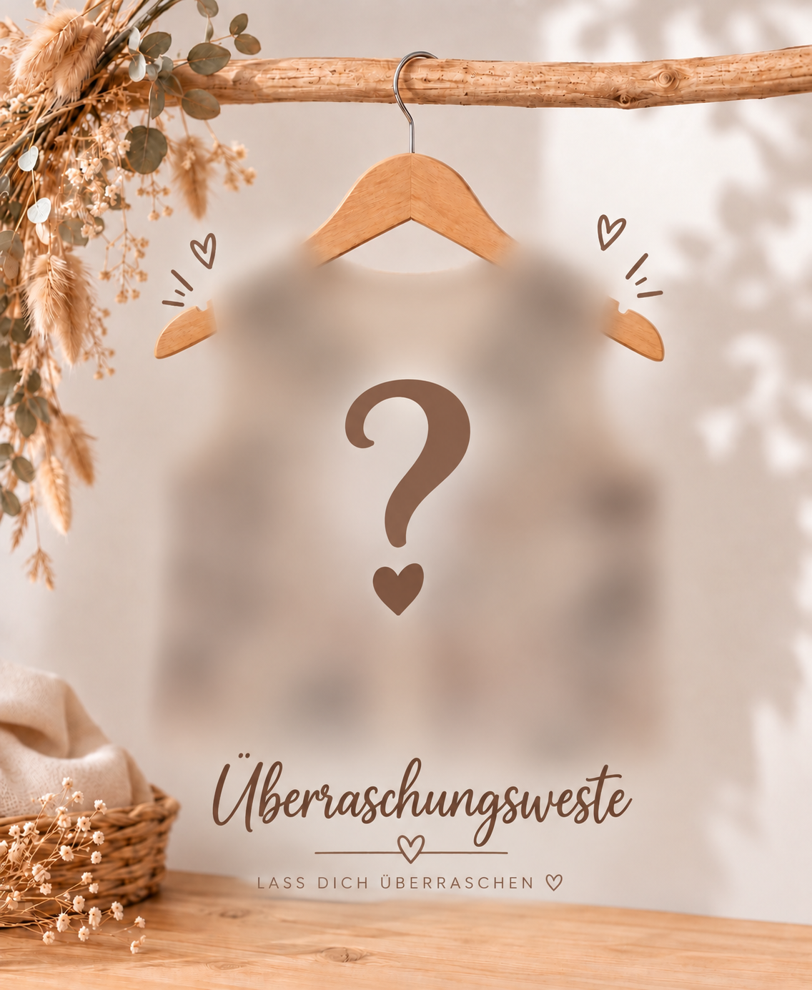 Überraschungsweste für Kinder | Handmade Teddy Weste | Individuelle Kinderweste | Überraschungsdesign